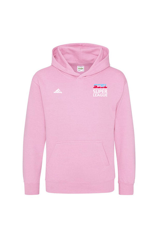Schools Swimming Super League Adult Unisex SSSL Cotton Pullover Hoodie - Baby Pink image 0