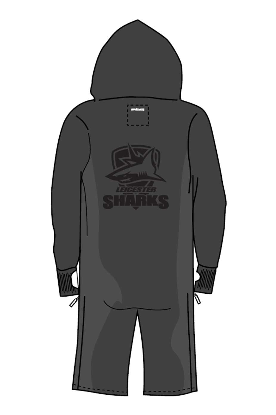 Leicester Sharks SC Adult Unisex Shorti image 1
