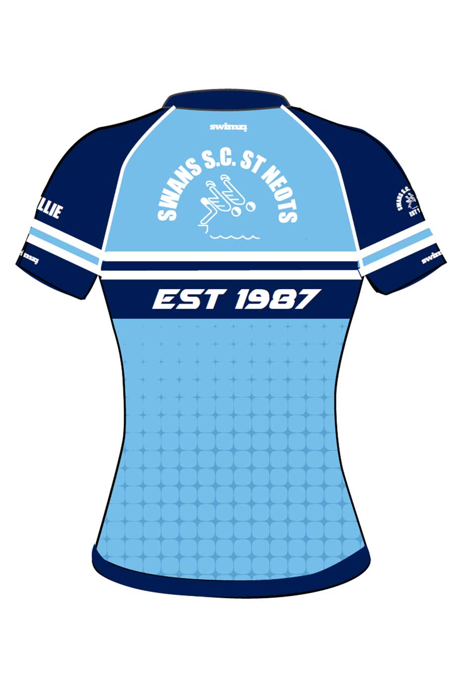 St Neots Swan SC Adult Female Club Shirt - Polo Neck image 1