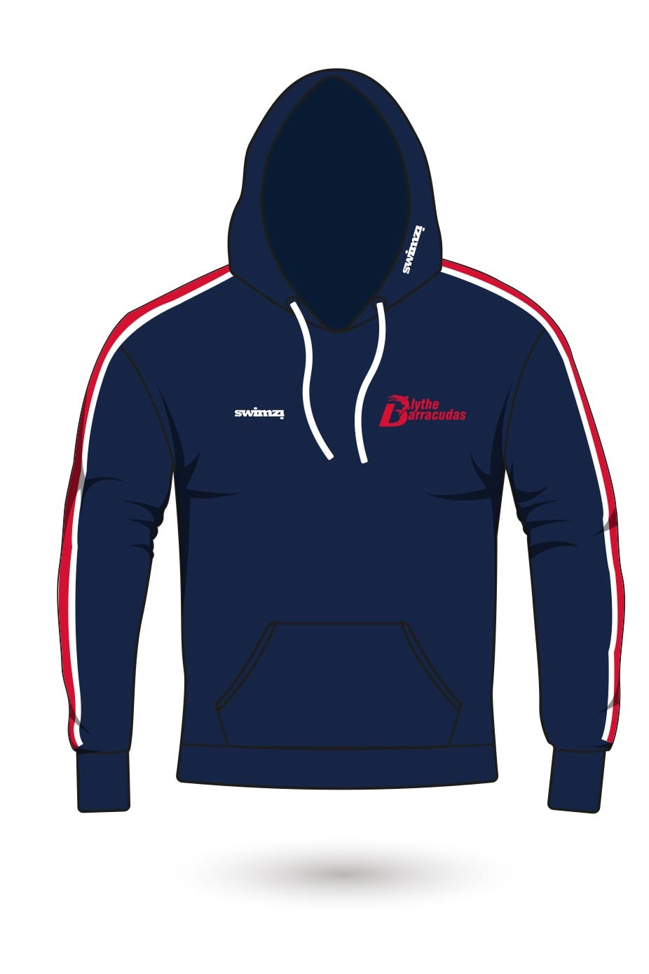 TEAMWEAR OUTLET SHOP! Adult Blythe Barracudas Unisex Sweat Pullover Hoodie (OLD STYLE) image 0