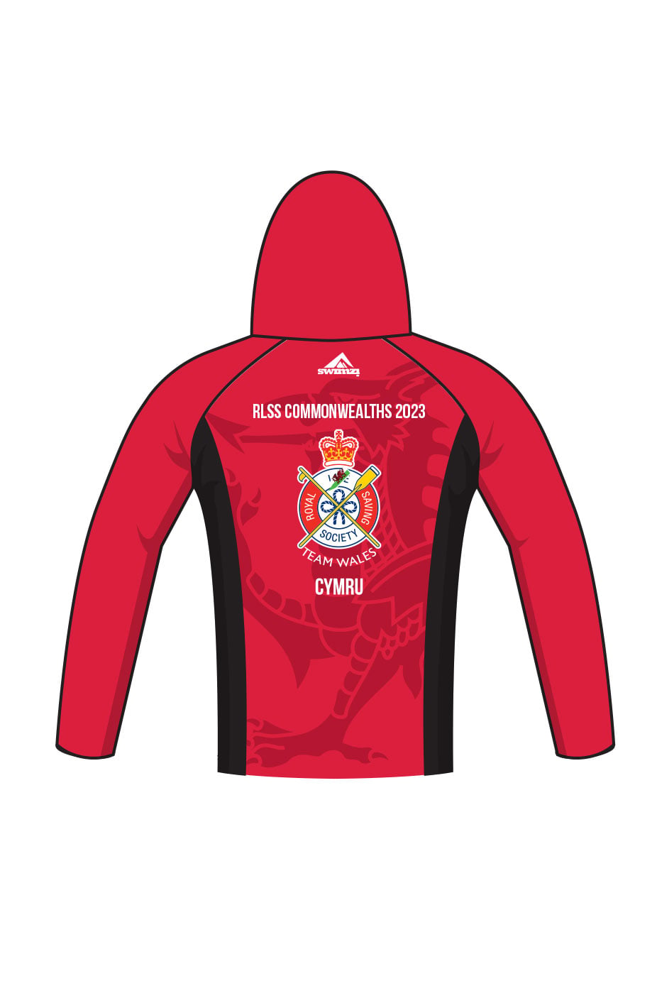 RLSS Wales Lifesaving Team Adult Unisex Zipped Performance Hoodie image 1