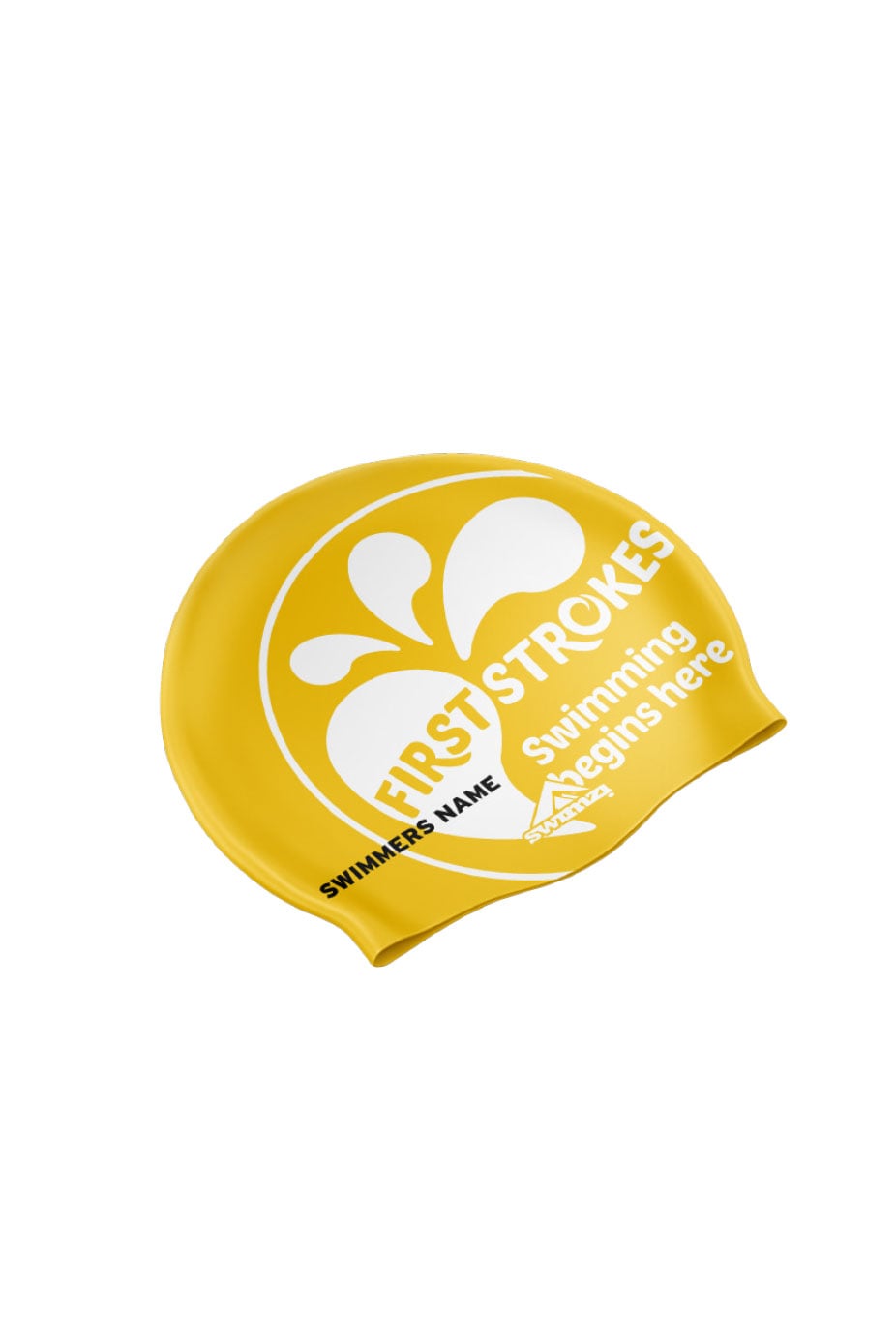 Unisex Junior Swim Cap - Silicone - Yellow image 0