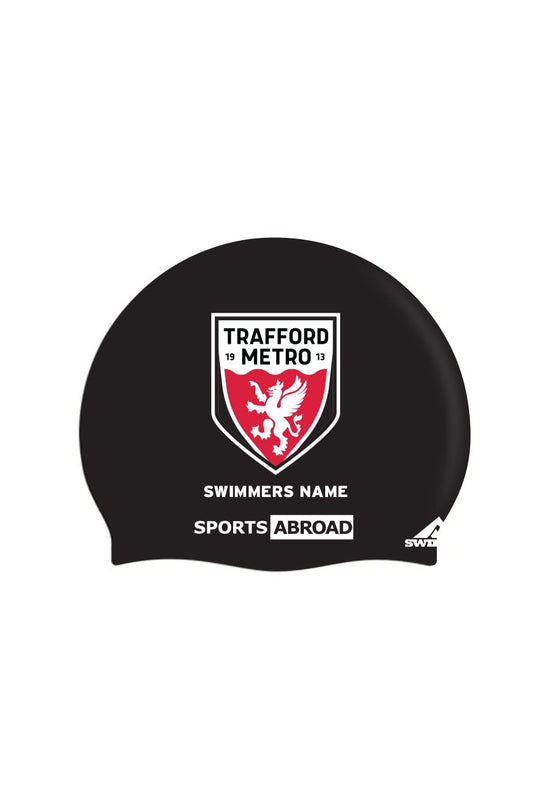 Unisex Club Swim Cap - Silicone Suede - Black image 0