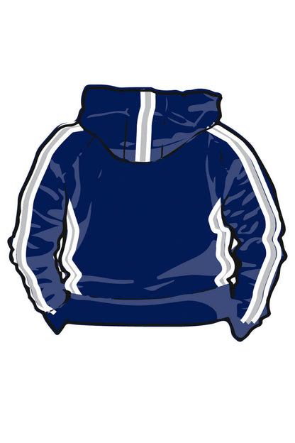 Bicester Blue Fins SC Adult Unisex Sweat Pullover Hoodie image 1