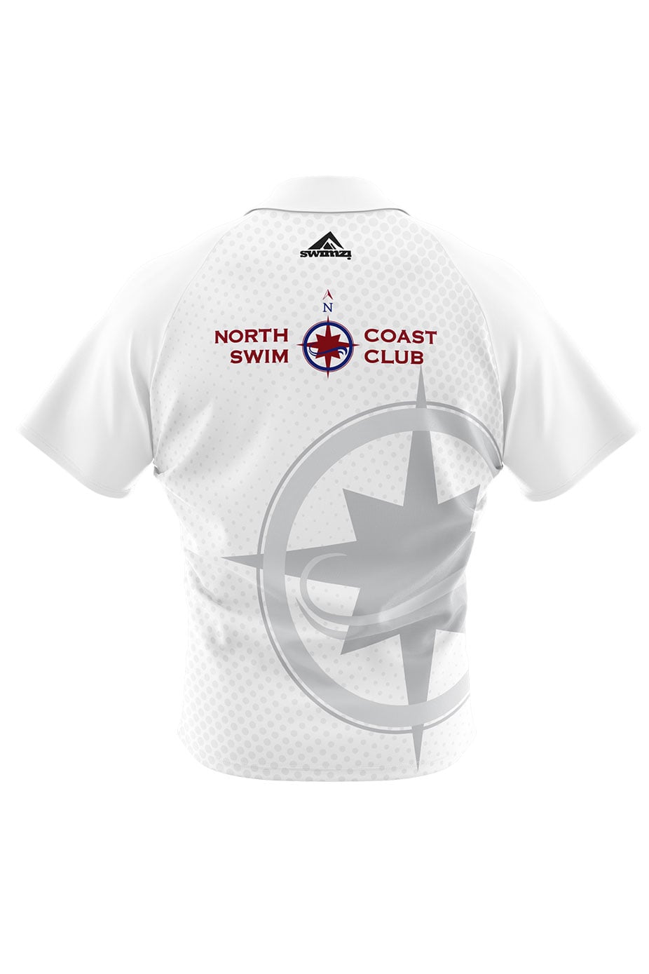 North Coast Swim Club Adult Unisex Supporters Shirt - Polo Neck - White image 1