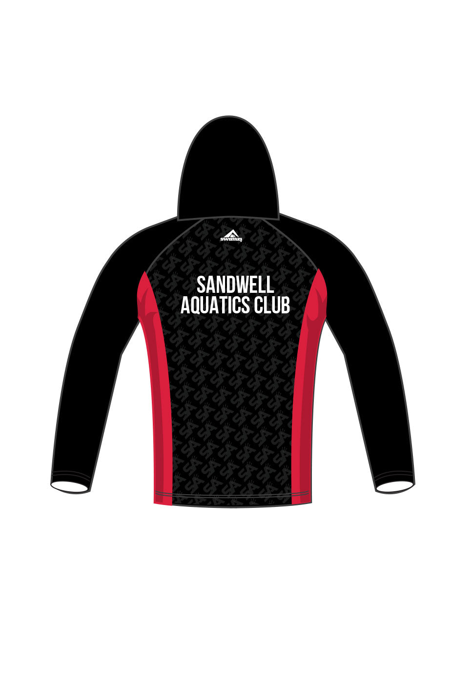 Sandwell Aquatics Club Adult Unisex Zipped Performance Hoodie image 1