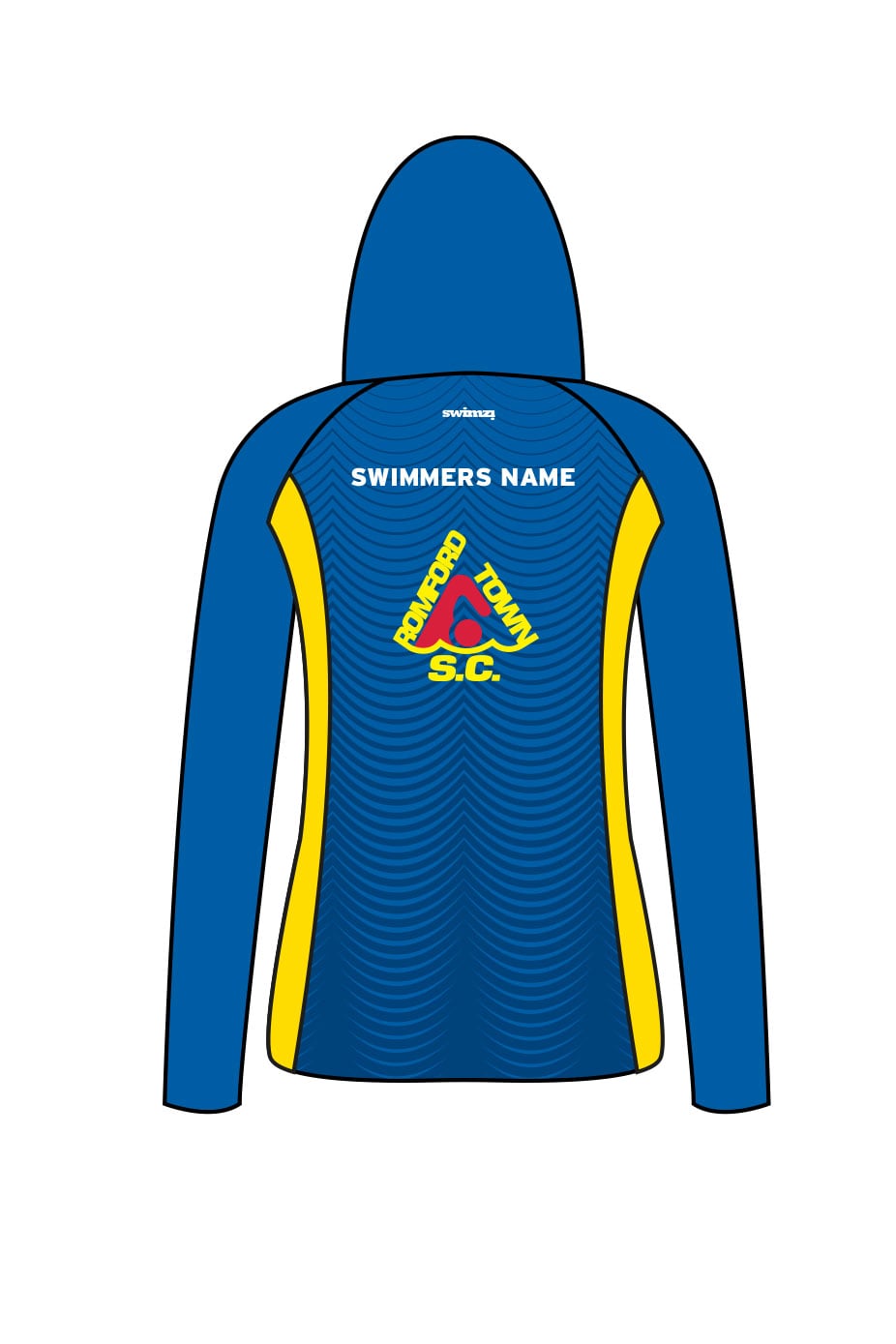 Romford Town SC Adult Female Zipped Performance Hoodie image 1