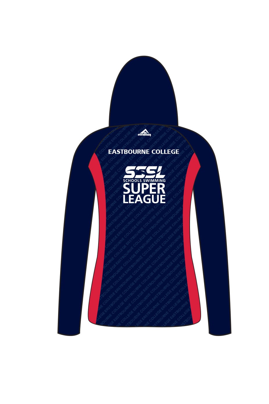 Schools Swimming Super League Adult Female Eastbourne College Zipped Performance Hoodie image 1