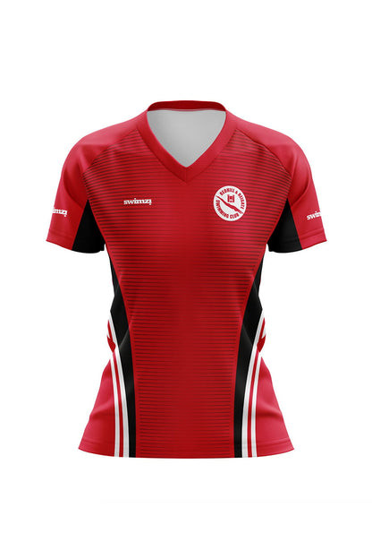 Redhill amp Reigate SC Kids Female Polyester Club Shirt - V-Neck image 0