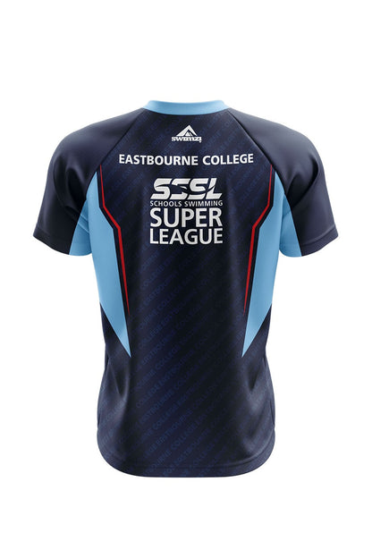 Schools Swimming Super League Adult Unisex Eastbourne College Club Shirt - V-Neck image 1