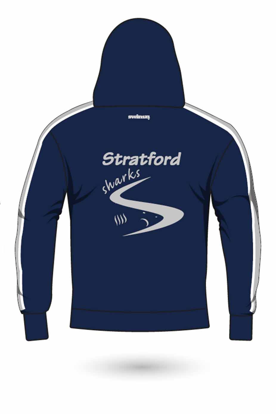 TEAMWEAR OUTLET SHOP! Adult Stratford Unisex Sharks Sweat Zipped Hoodie image 1