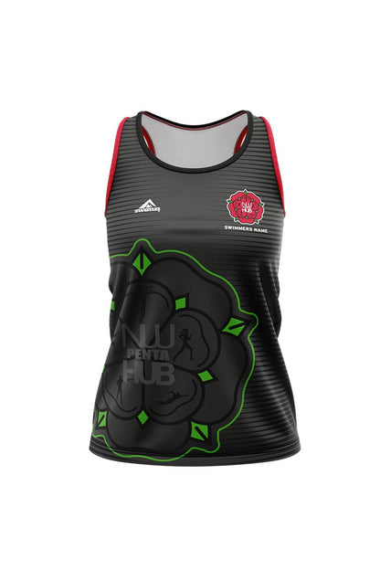 North West Pentathlon Hub Kids Female Sports Vest - Black image 0