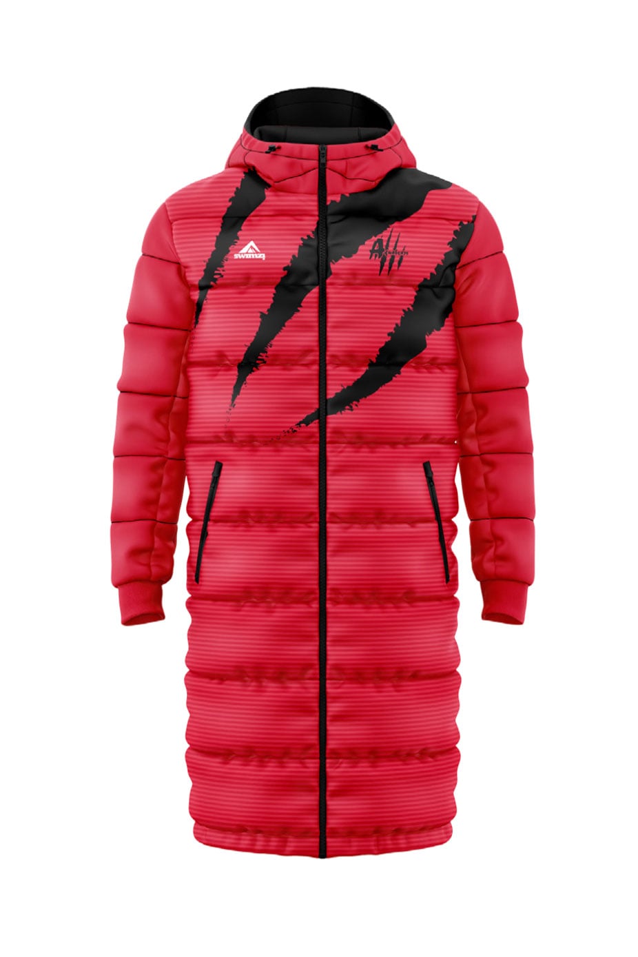 Aquabears of Rochdale SC Adult Unisex Reversible Parka image 2