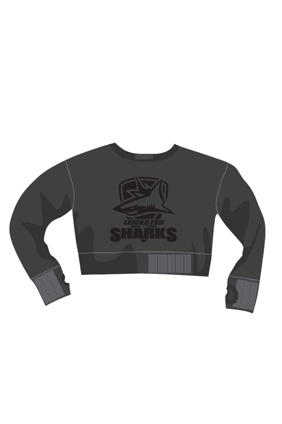 Leicester Sharks SC Adult Unisex Crop Top image 1