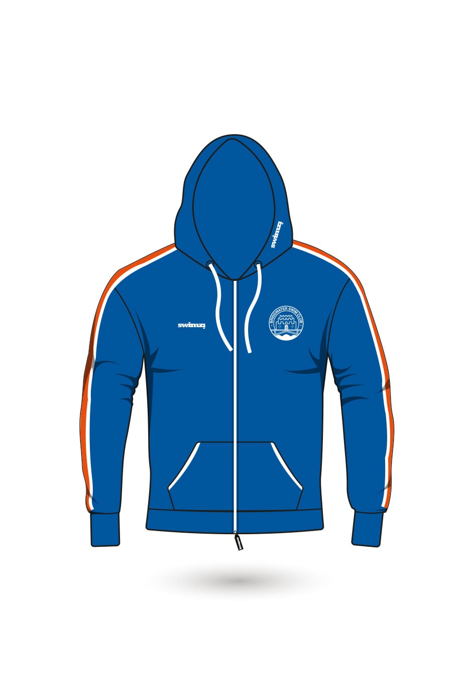 TEAMWEAR OUTLET SHOP! Adult Bridgwater Unisex Sweat Zipped Hoodie image 0