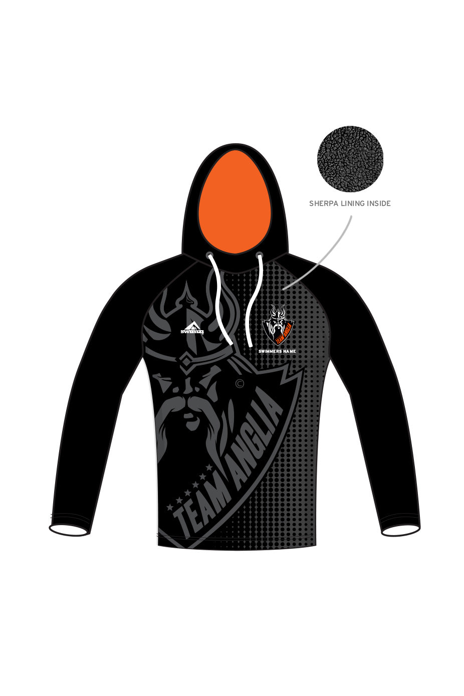 Team Anglia Masters Kids Unisex Winter Pullover Performance Hoodie image 0