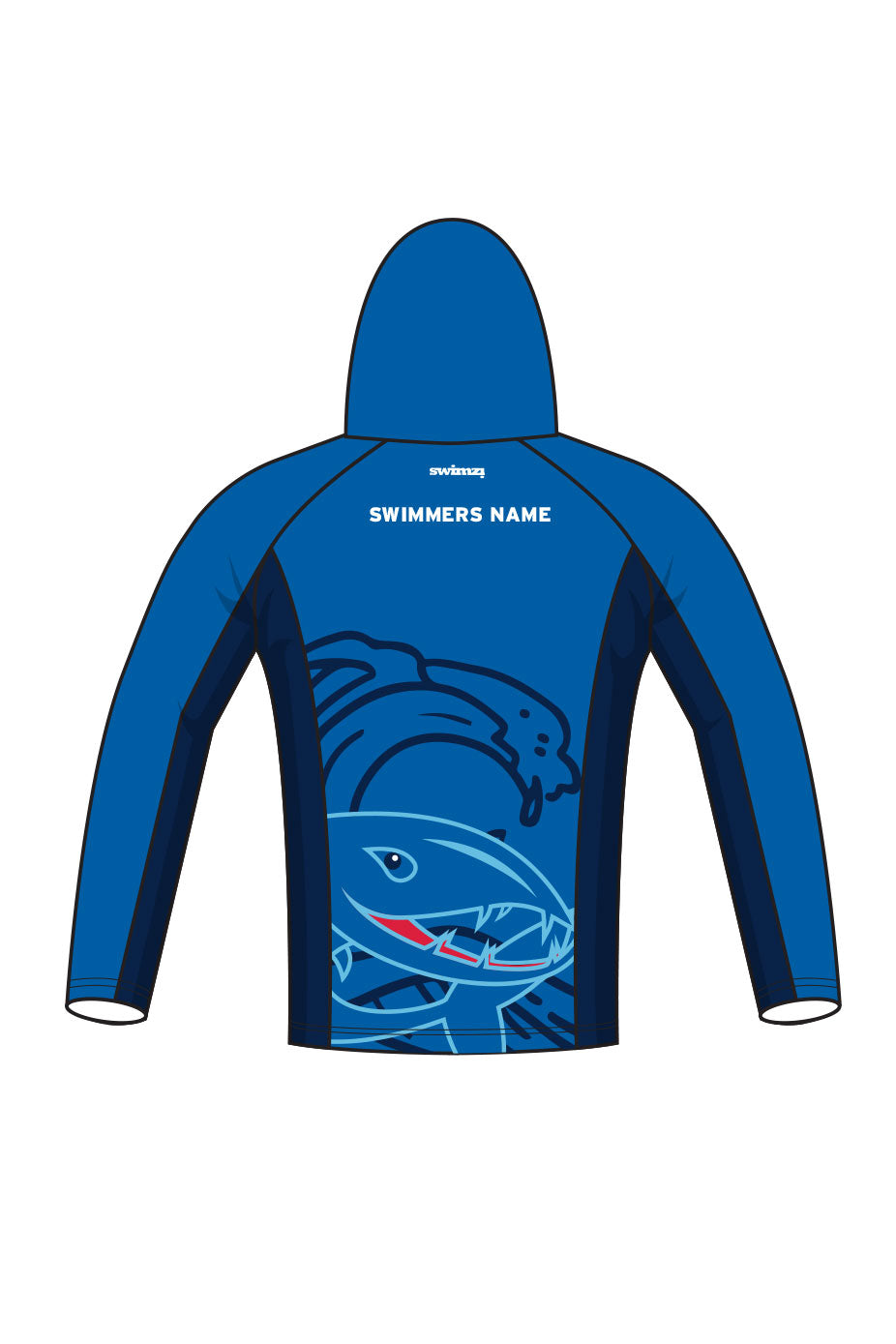 Beverley Barracudas SC Adult [Recommended Item] Unisex Zipped Performance Hoodie image 1