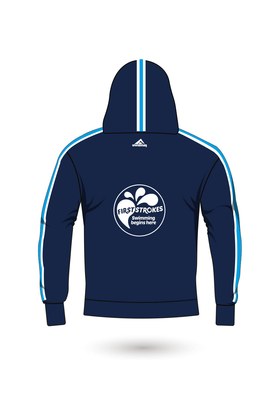 First Strokes Adult Unisex Club Sweat Zipped Hoodie image 1