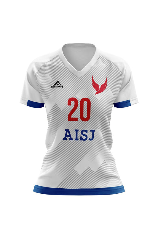 American International School of Jeddah Adult Female Soccer Away Club Shirt - V-Neck image 0