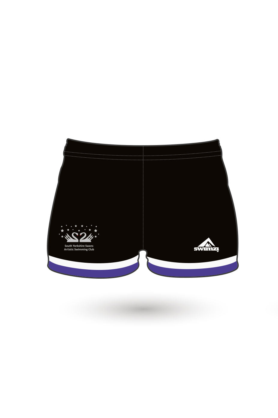South Yorkshire Swans Artistic Swimming Club Kids Female Hotpants image 0