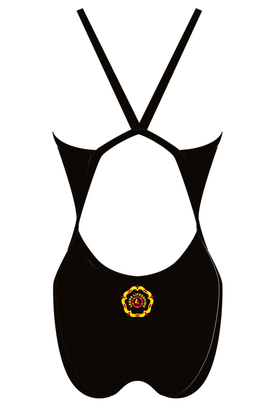 Leeds Lifesaving Adult Female Thinstrap Swimsuit image 4