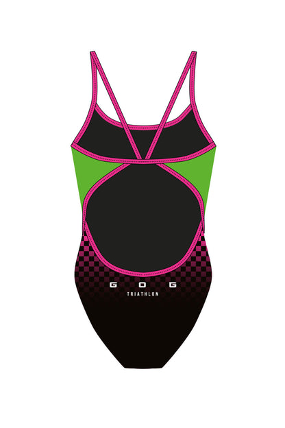 GOG Triathlon Club Adult Female Thinstrap Swimsuit - Option 1 image 1