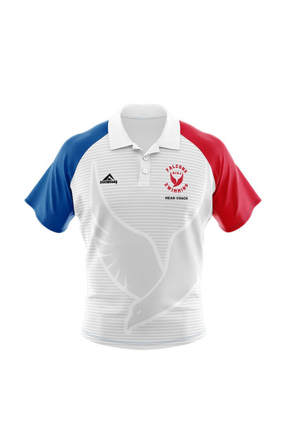 American International School of Jeddah Adult Unisex Swimming Coach Shirt - Polo Neck image 0