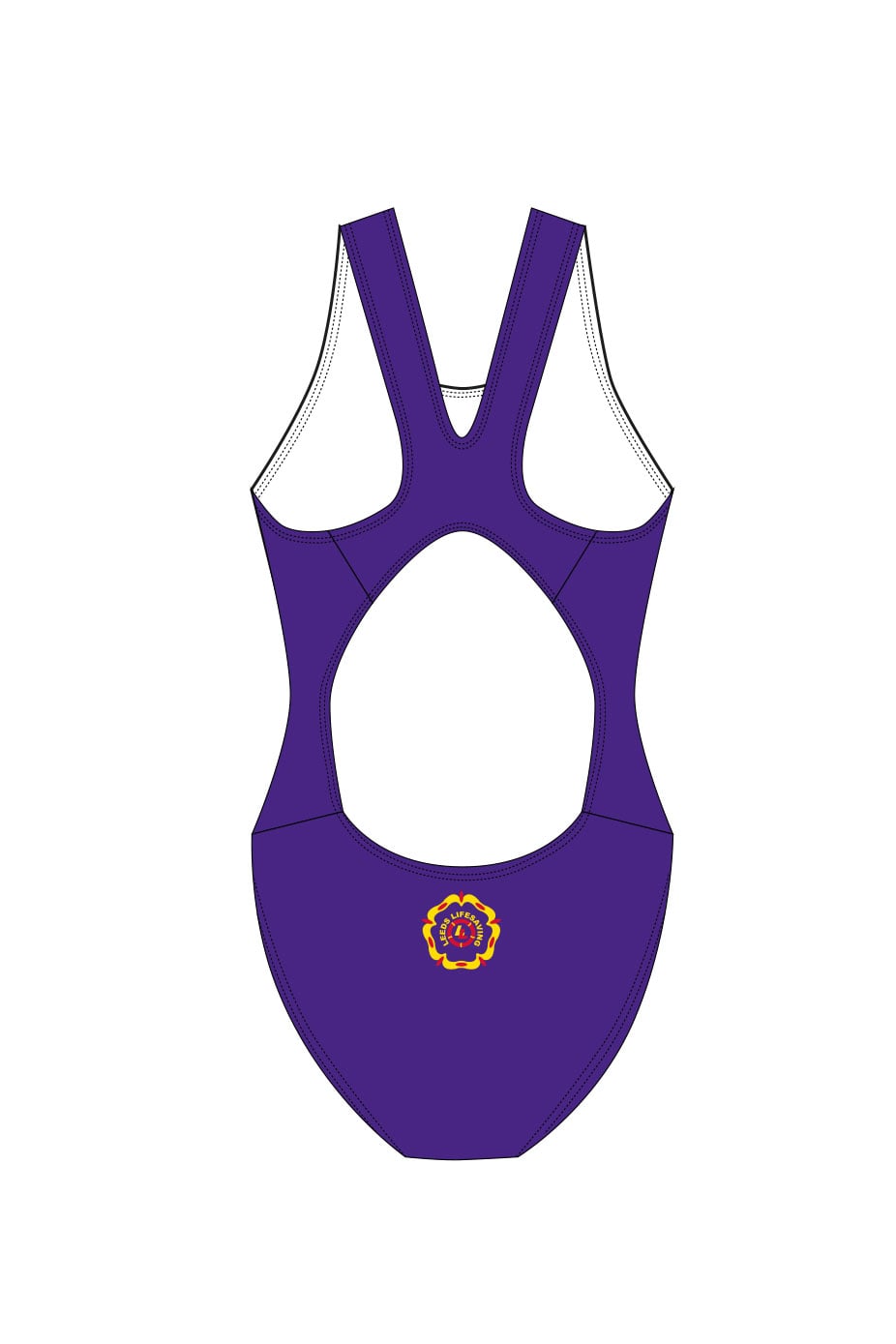 Leeds Lifesaving Adult Female Broadstrap Swimsuit image 2