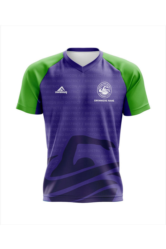 Brecon & District SC Adult Unisex Club Shirt - V-Neck image 0