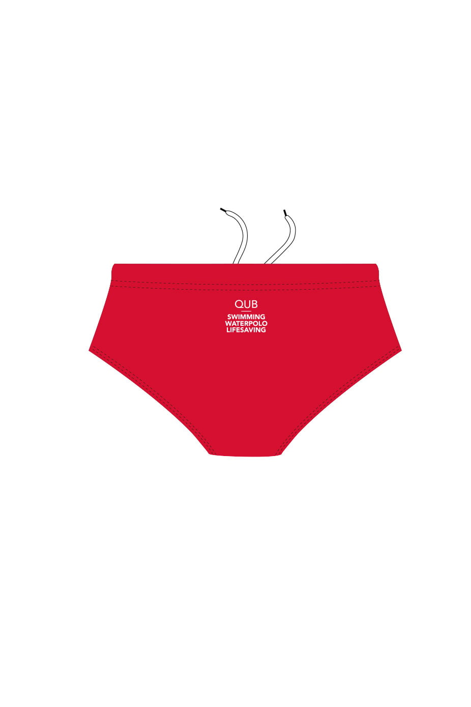 QUB Swimming Waterpolo and Lifesaving Club Adult Male 12cm Slip image 1