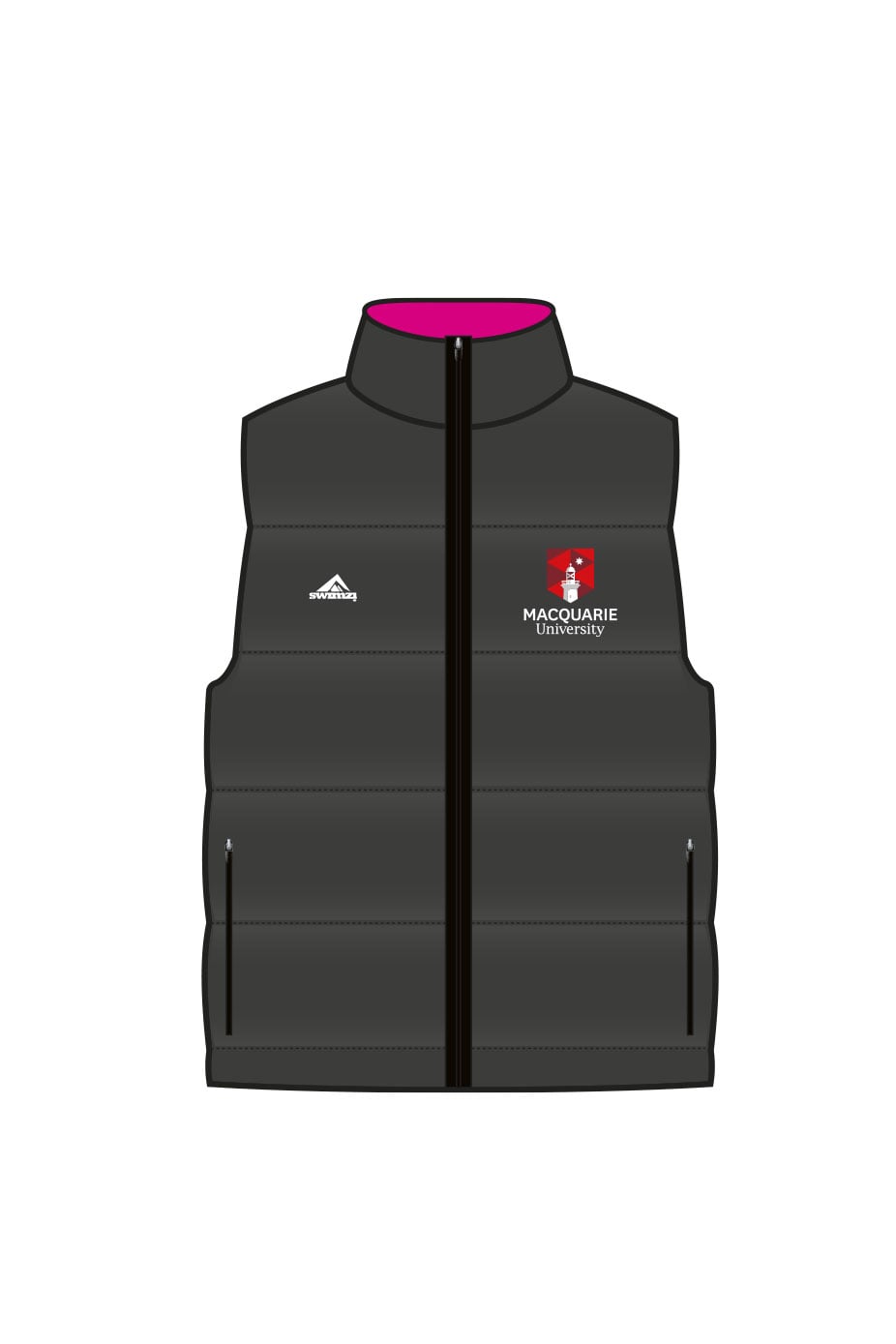 Macquarie University SC Adult Unisex Reversible Gilet image 2