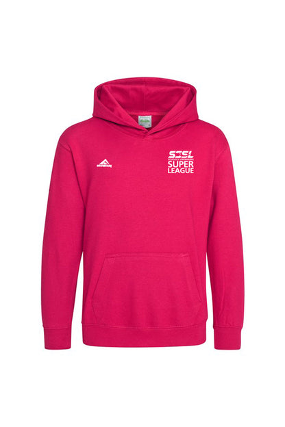 Schools Swimming Super League Adult Unisex SSSL Cotton Pullover Hoodie - Pink image 0