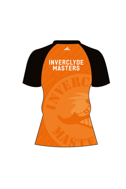 Inverclyde Masters SC Adult Female Club Shirt - Crew Neck - Orange image 1