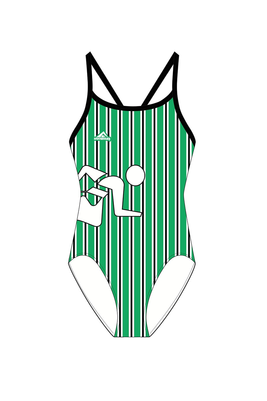 Portreath Surf Lifesaving Club Adult Female Tie Back Swimsuit image 3