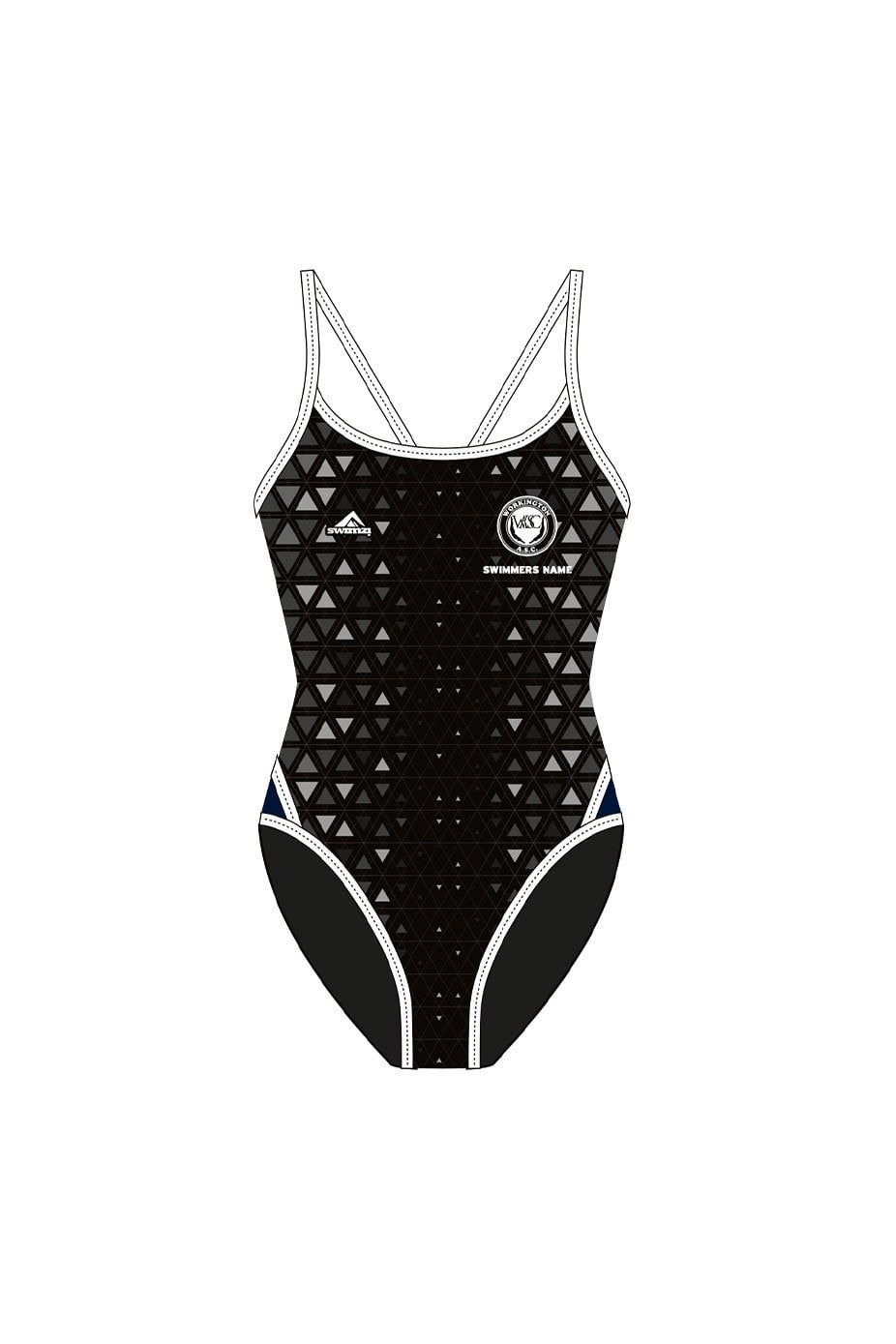 Workington ASC Kids Female Thinstrap Swimsuit OPT1 image 0