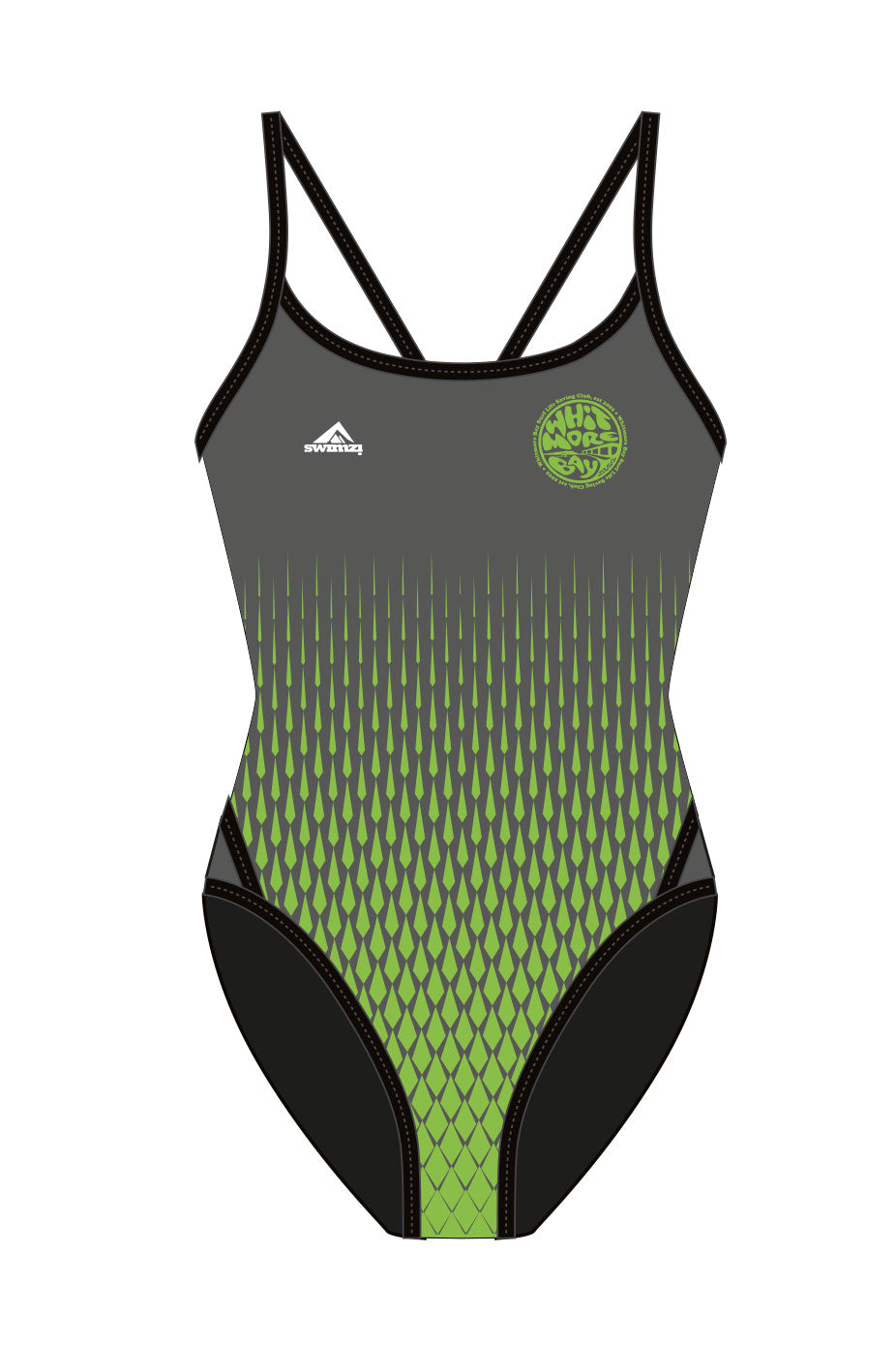 Whitmore Bay SLSC Kids Female Thinstrap Swimsuit image 0