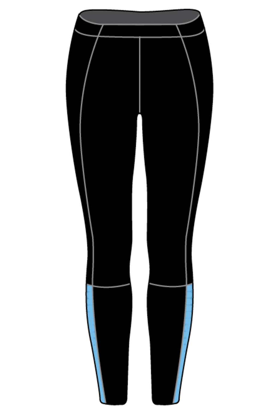 St Neots Swan SC Adult Male Compression Leggings image 2