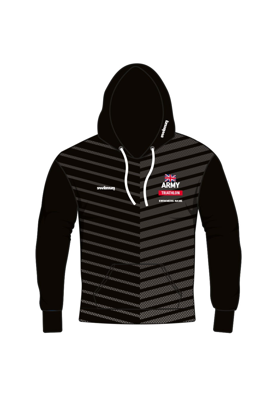 Army Swimming & Triathlon Adult Unisex Triathlon Pullover Performance Hoodie image 0