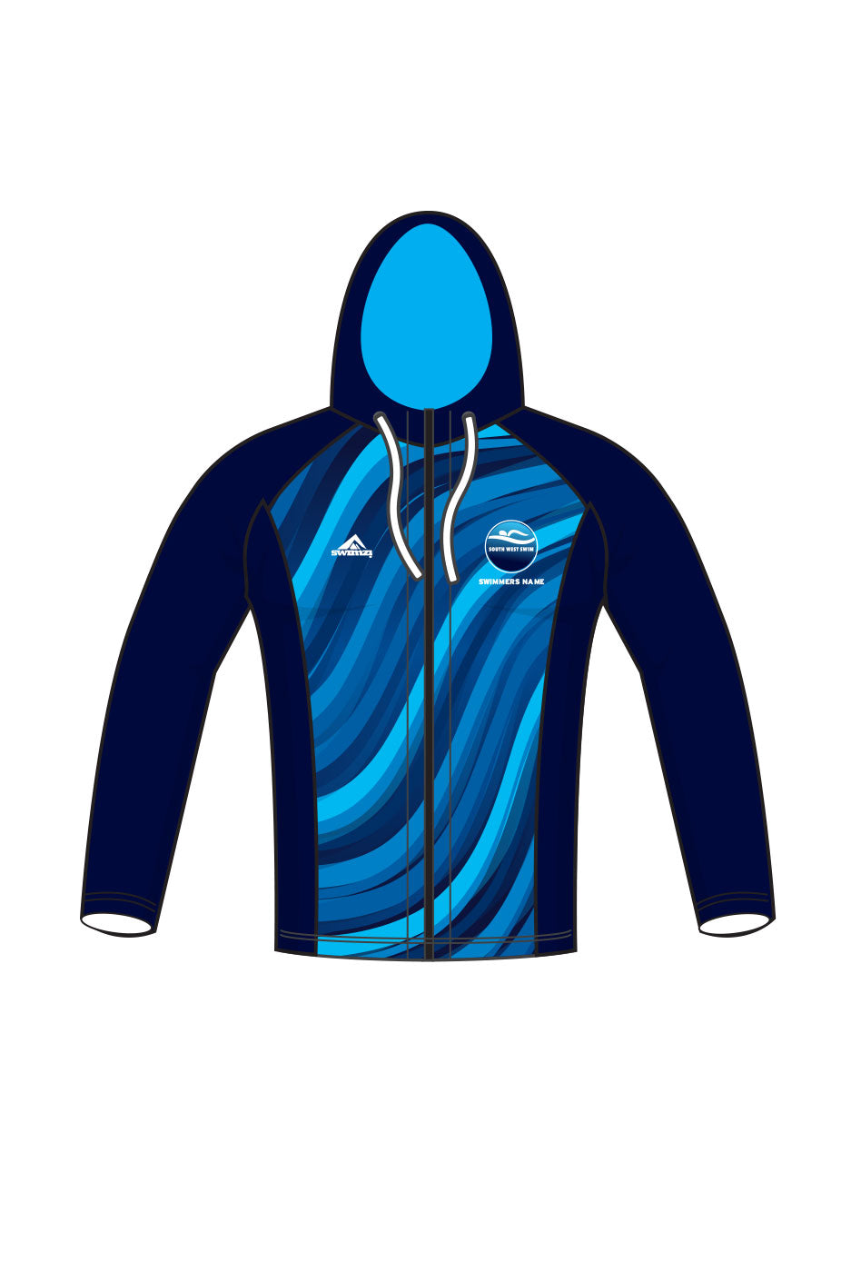 South West Swim Adult Unisex Zipped Performance Hoodie image 0