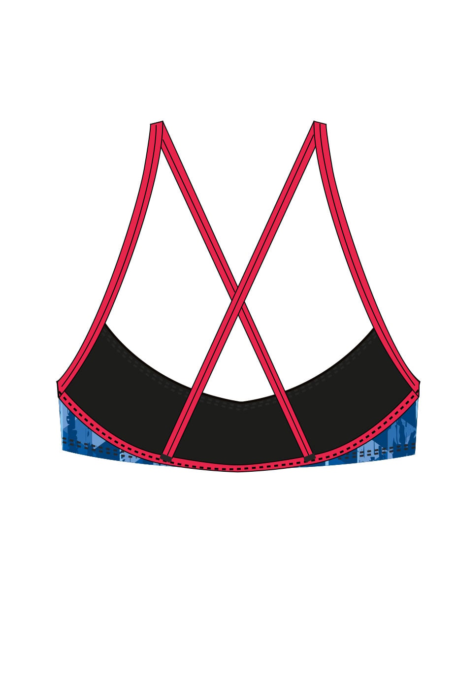 Rhoose Lifeguards Adult Female Bikini Top image 1