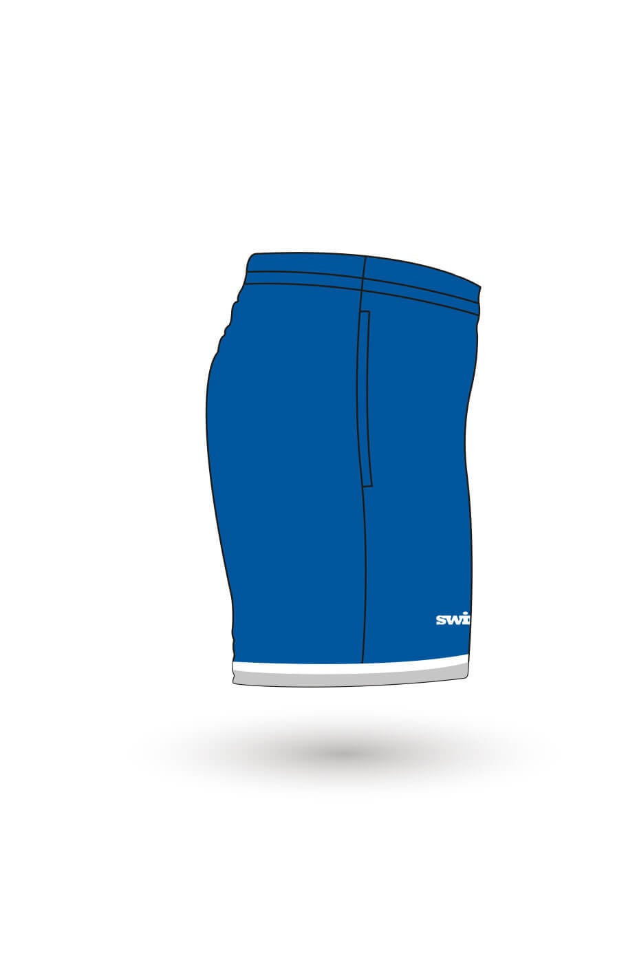 Leamington Spa SC Adult Unisex Polyester Sport Shorts image 1