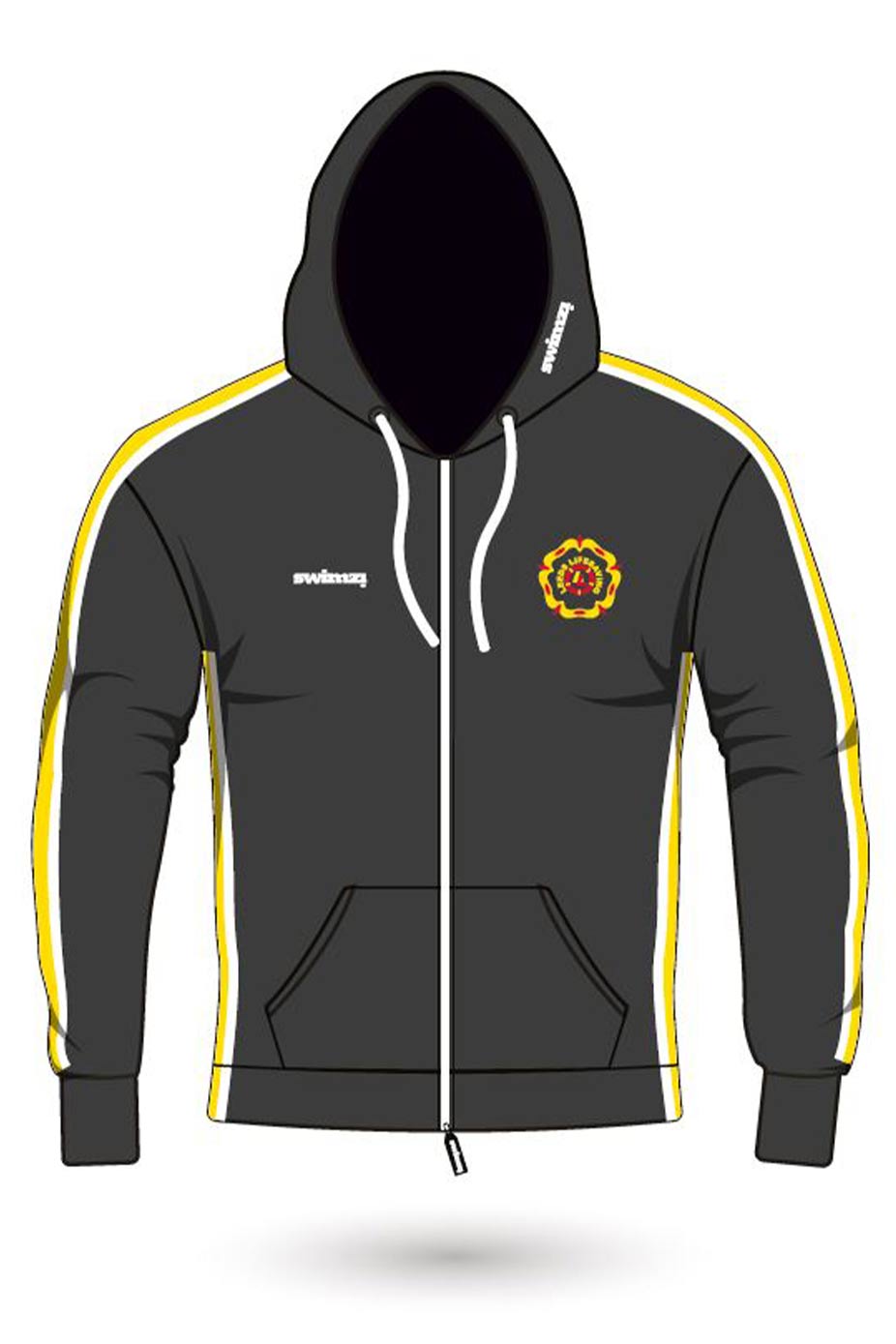 Leeds Lifesaving Adult Unisex Sweat Zipped Hoodie image 0