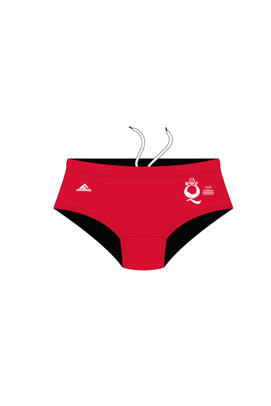 QUB Swimming Waterpolo and Lifesaving Club Adult Male 12cm Slip image 0