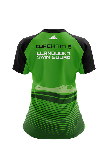 Llandudno Swim Squad Adult Female Coach Shirt - V-Neck image 1