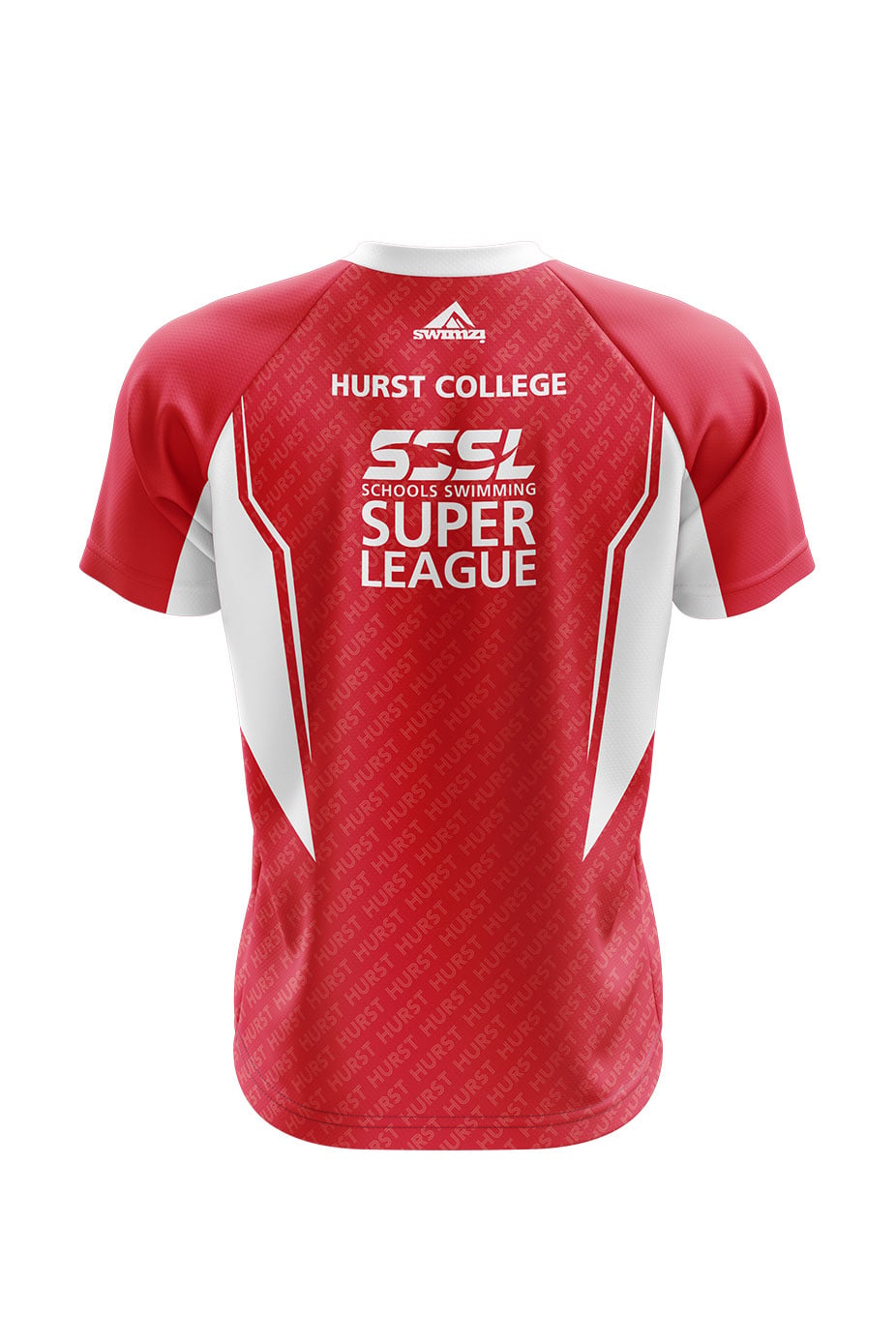 Schools Swimming Super League Adult Unisex Hurst College Club Shirt - V-Neck image 1