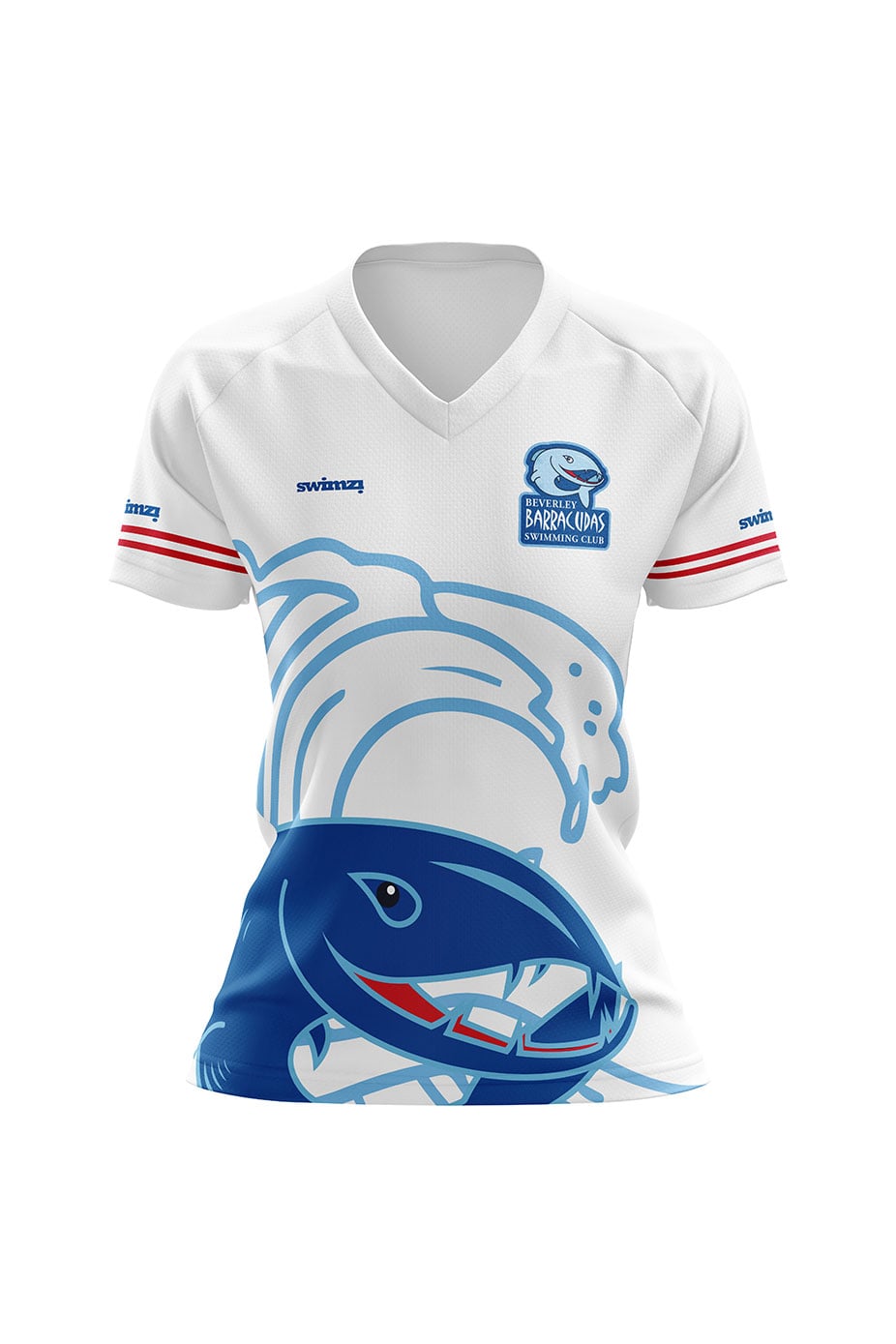 Beverley Barracudas SC Adult Female Volunteers Shirt - V-Neck image 0