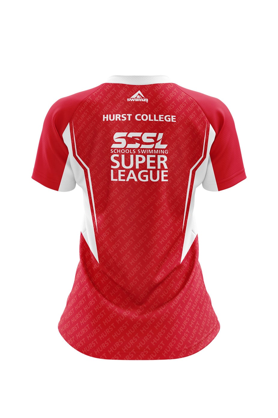Schools Swimming Super League Adult Female Hurst College Club Shirt - V-Neck image 1