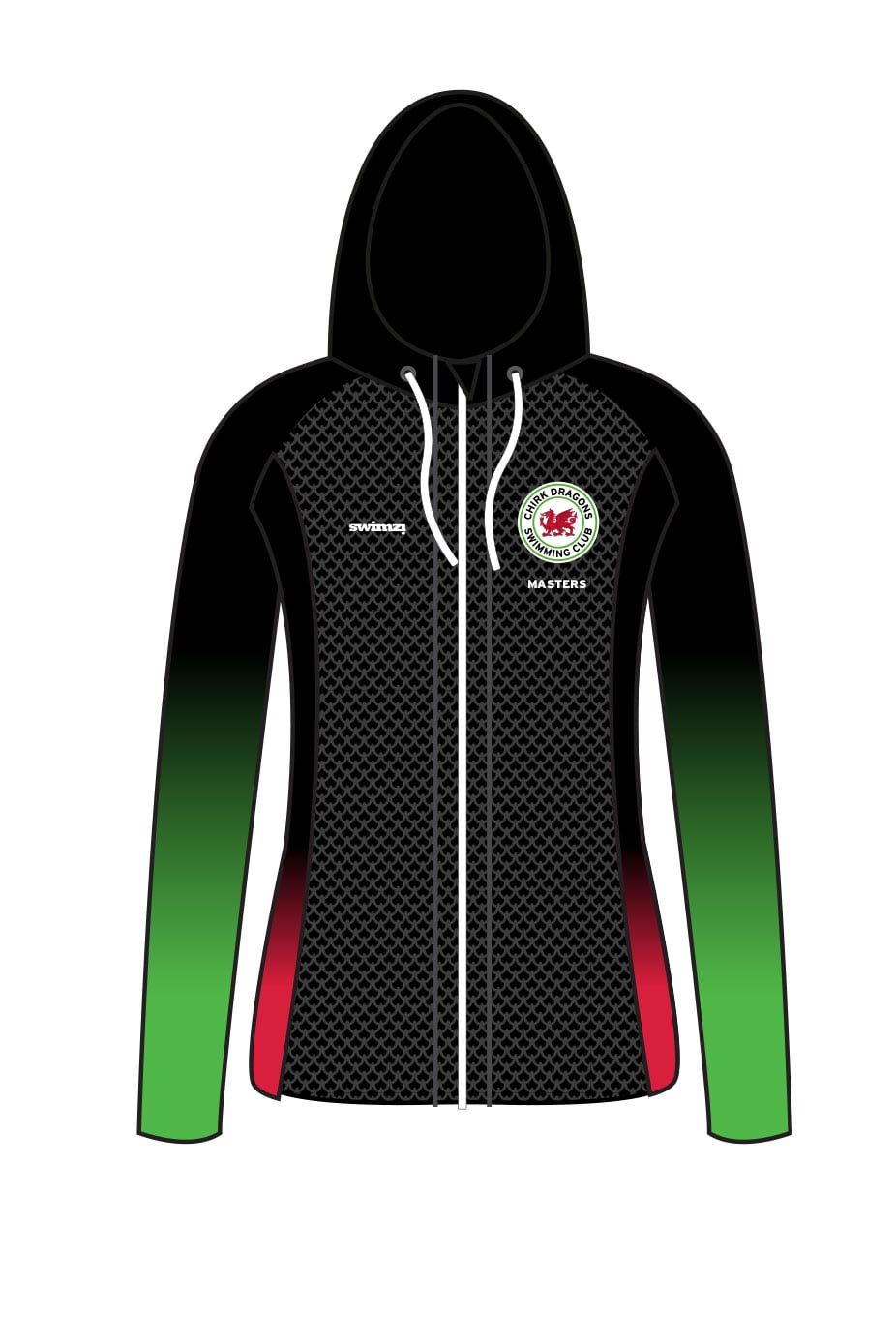 Chirk SC Adult Female Masters Zipped Performance Hoodie image 0