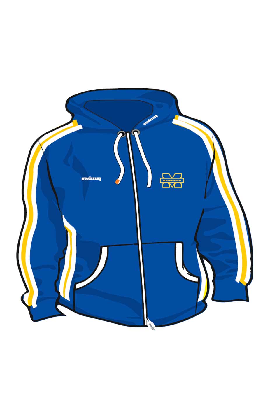 Mansfield SC Kids Unisex Sweat Zipped Hoodie image 0