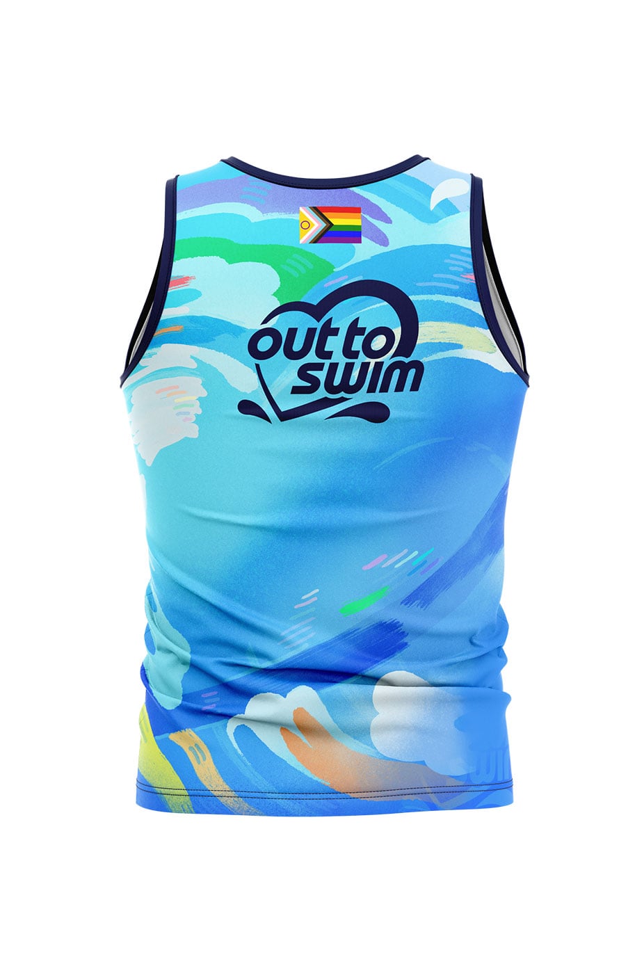 Out to Swim Adult Unisex Sports Vest image 1